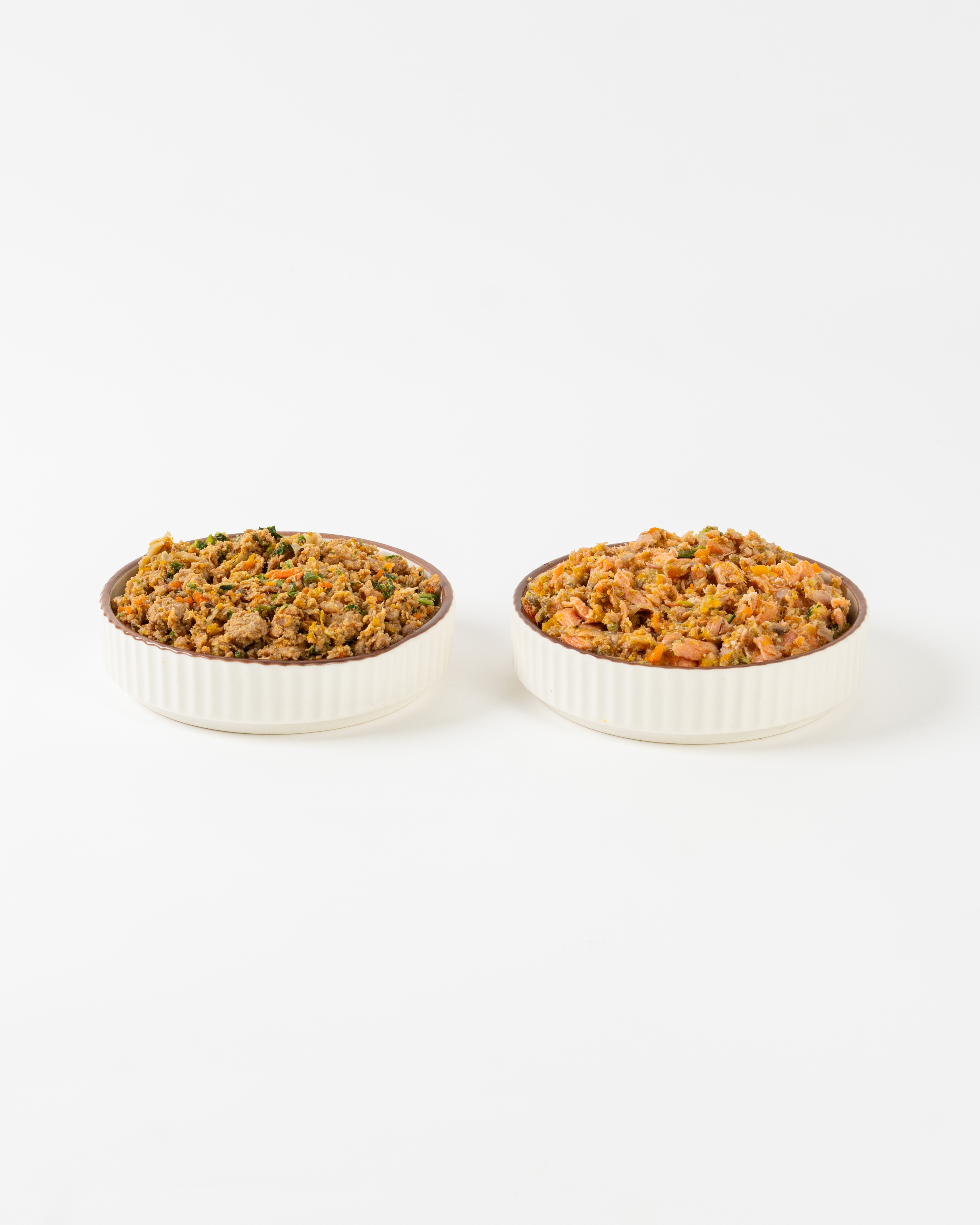 Two bowls of freshly cooked Bark in Bowl recipes